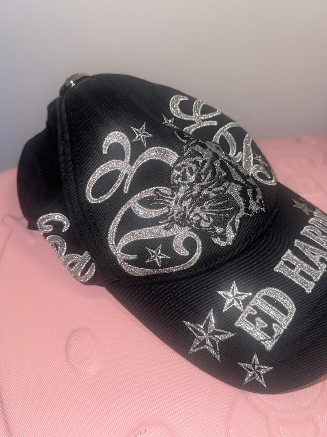 에드하디 볼캡 모자 은장 자수 상품이미지5