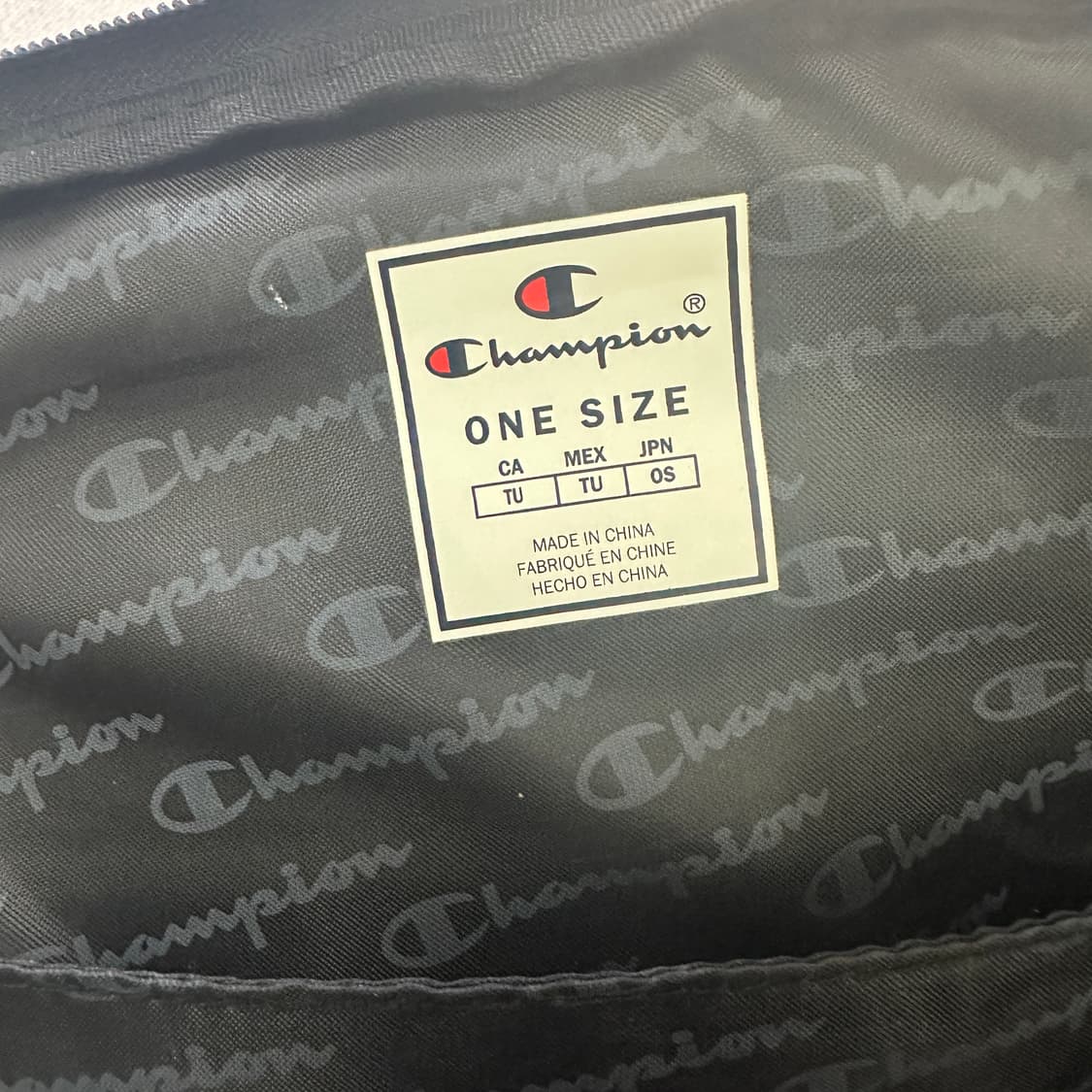 실측확인 챔피온 로고패치 백팩 0406D 상품이미지5