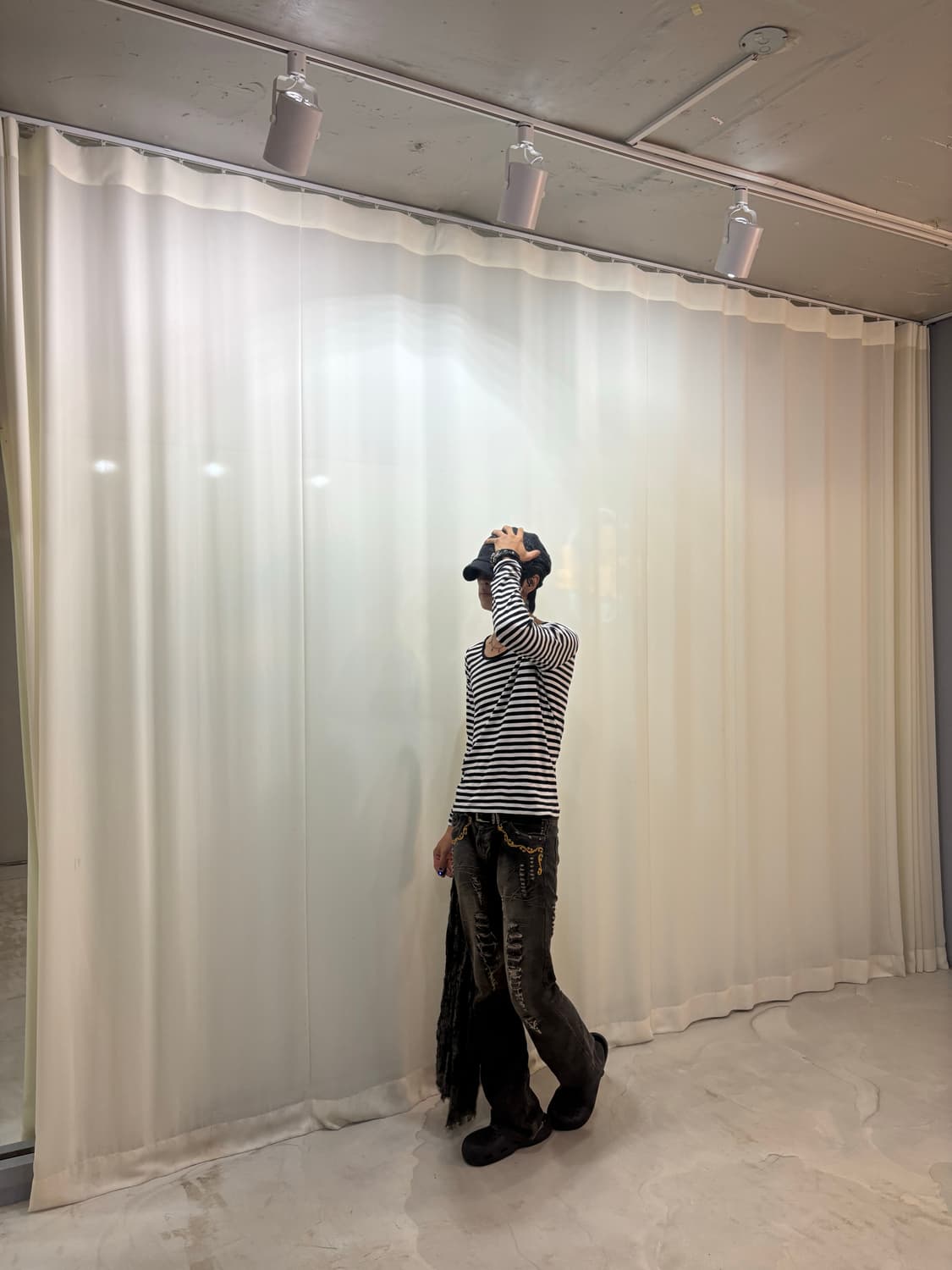 “Sorridere” Y2K Stripe Sleeve 상품이미지6
