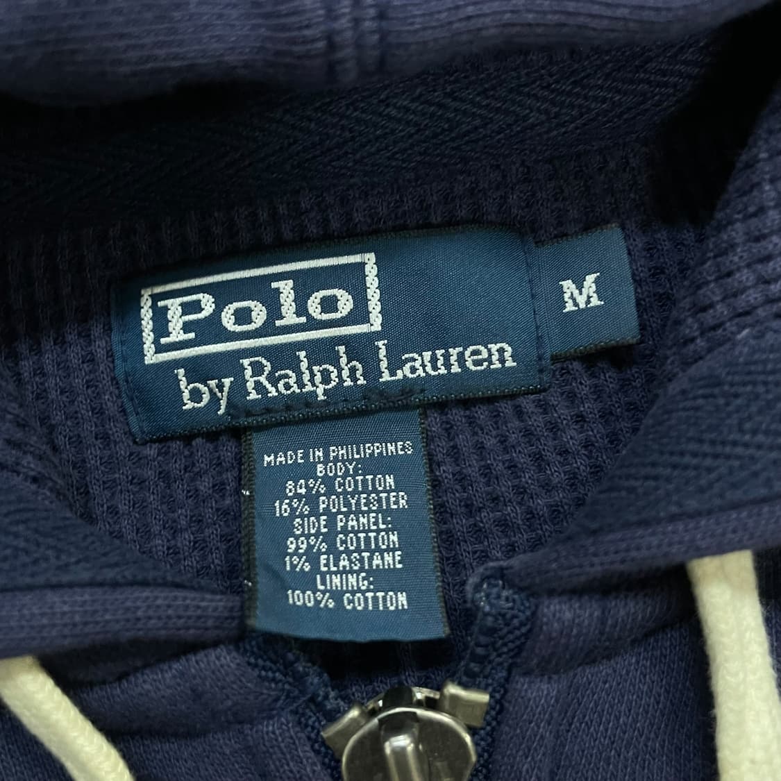 폴로 랄프로렌 포니 로고 써멀 후드집업 네이비 상품이미지3