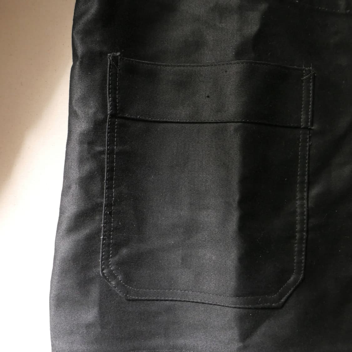 1960s French Black moleskin work jacket 상품이미지5