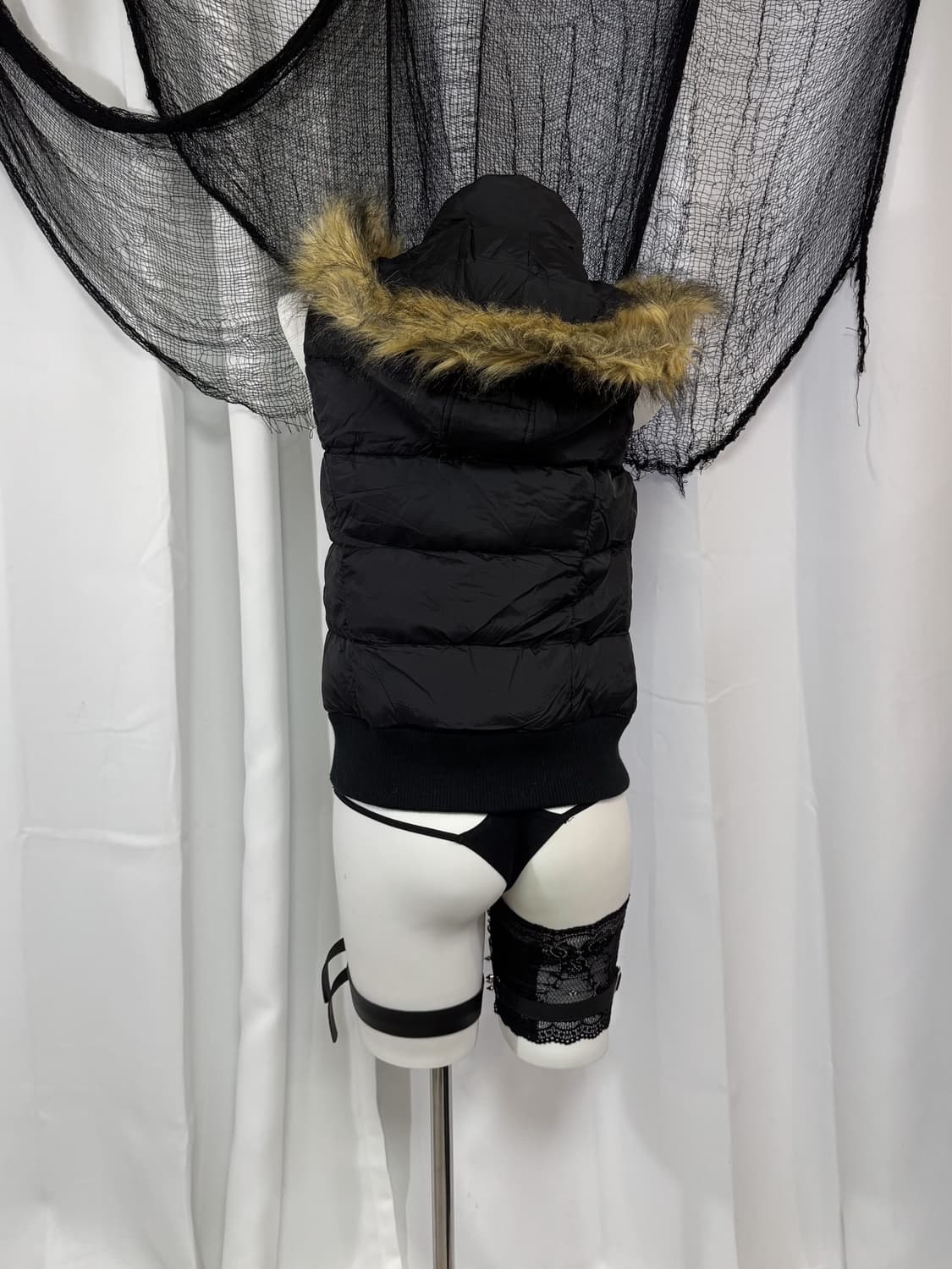 fur padding vest 상품이미지3