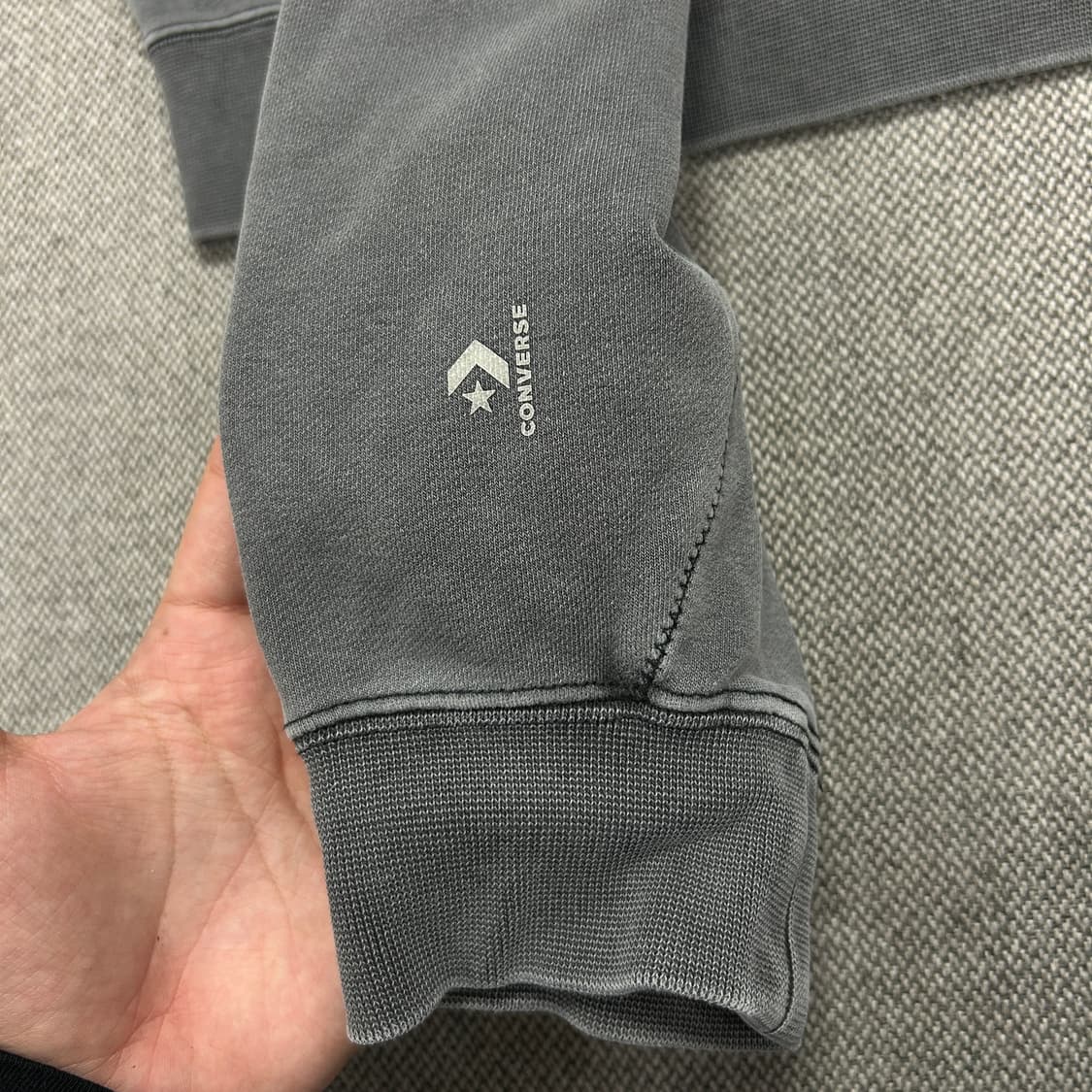 컨버스 X 어콜드워 피그먼트 워싱 맨투맨(L) 상품이미지5