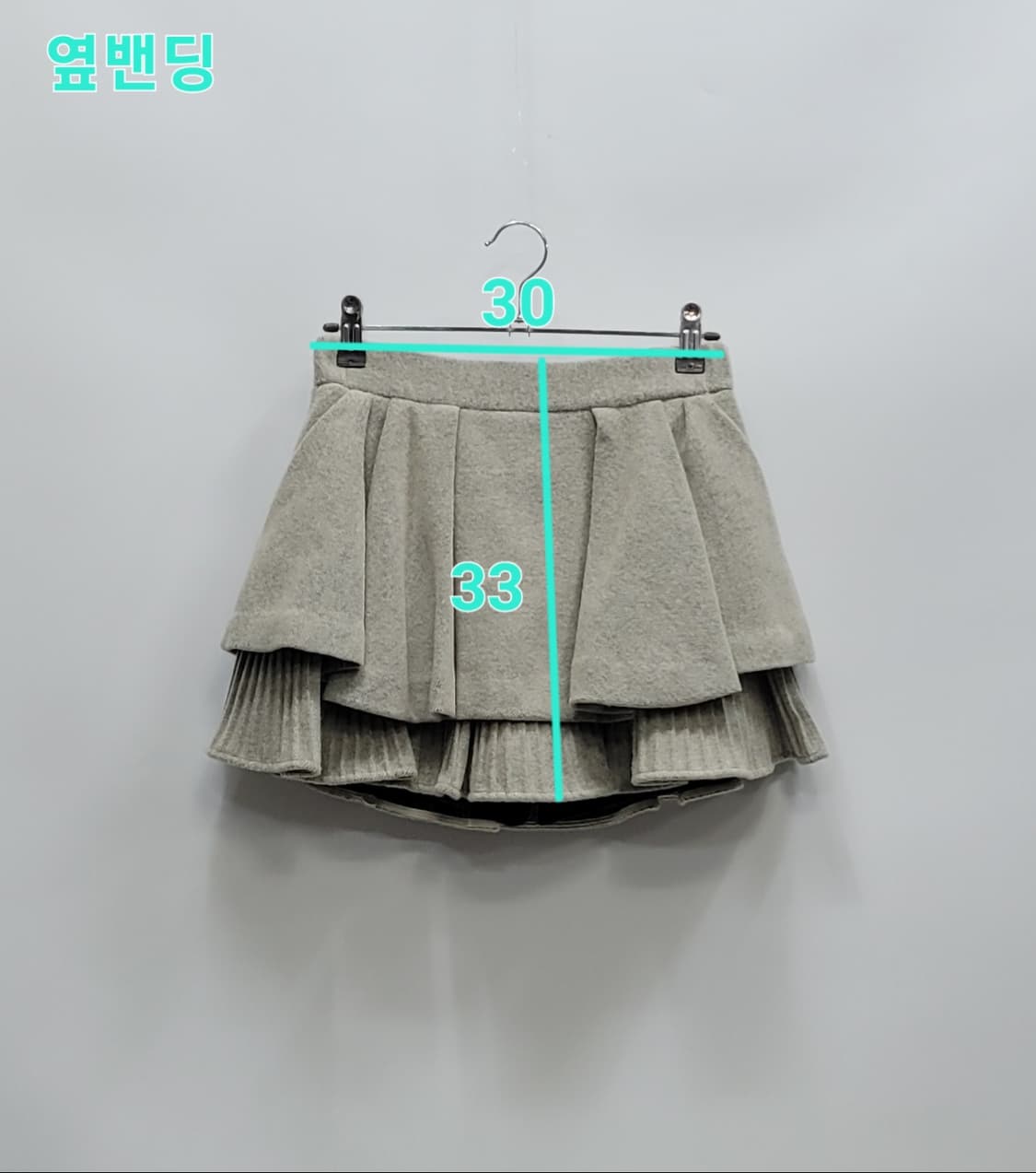 (새상품) O'2nd 오즈세컨 울 스커트 / 여 44 (64-92)
 상품이미지8
