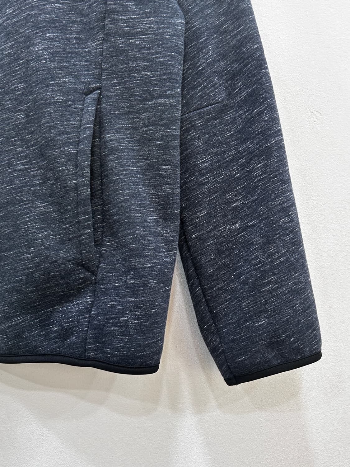 유니클로 블럭테크 플리스 후드집업 여성 L 사이즈 네이비 상품이미지3