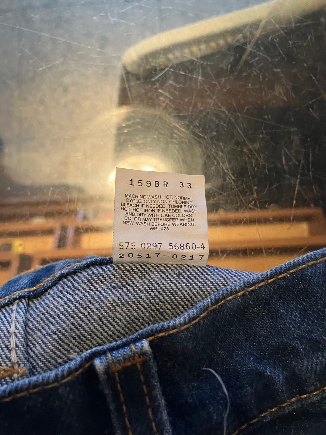 90s USA 빈티지 리바이스 517 부츠컷 데님 팬츠 상품이미지10