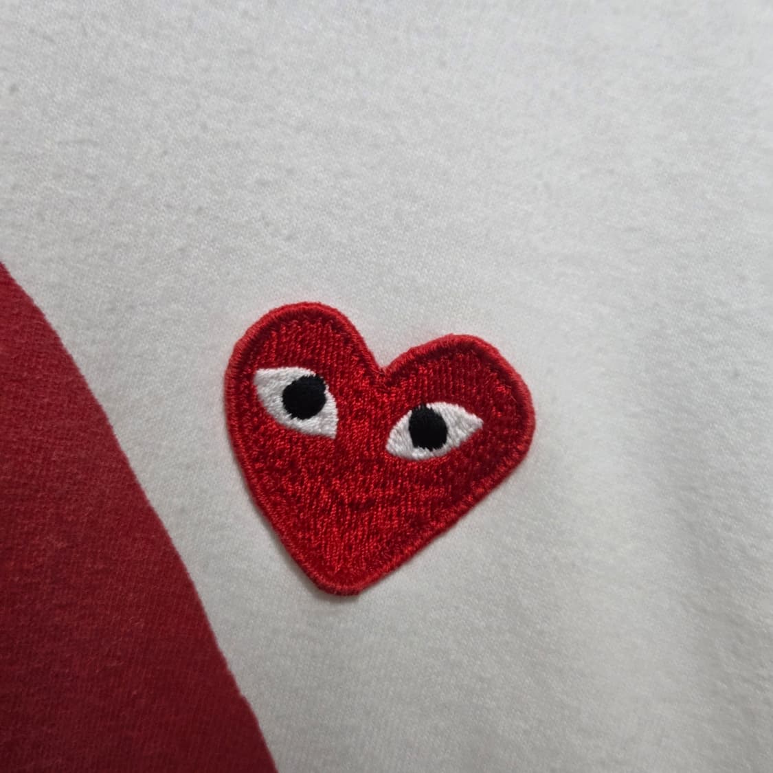 꼼데가르송 더블하트 티셔츠 / 여성 티셔츠/ 여자 티셔츠  상품이미지4