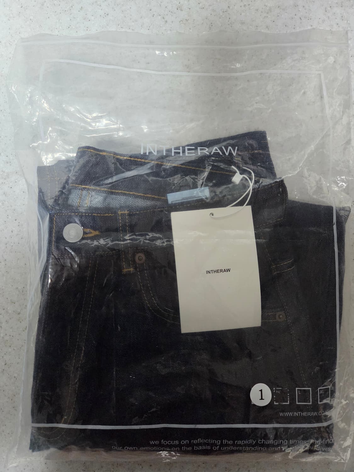 새상품)인더로우 셀비지 데님 SELVEDGE W.T DENIM PANTS 상품이미지2