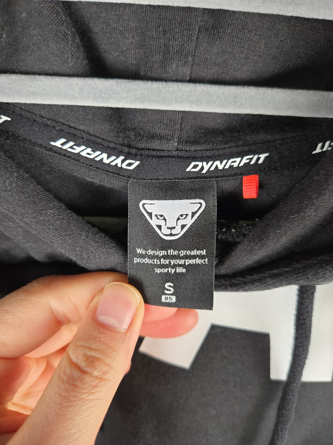 [무료배송]다이나핏 S 여성 블랙 크롭 후드티 후드 티셔츠 상품이미지7