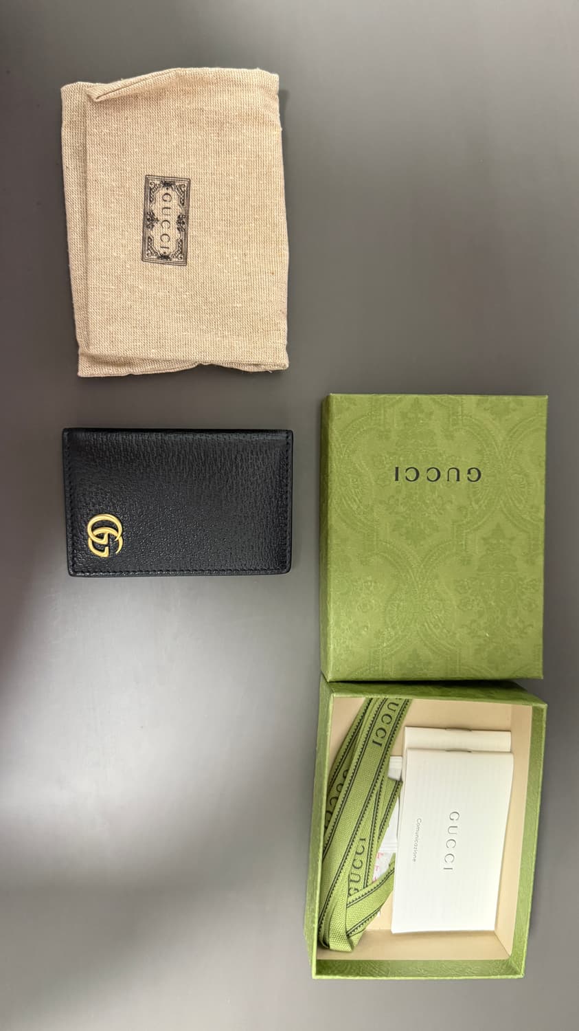 구찌 카드지갑 블랙 상품이미지1