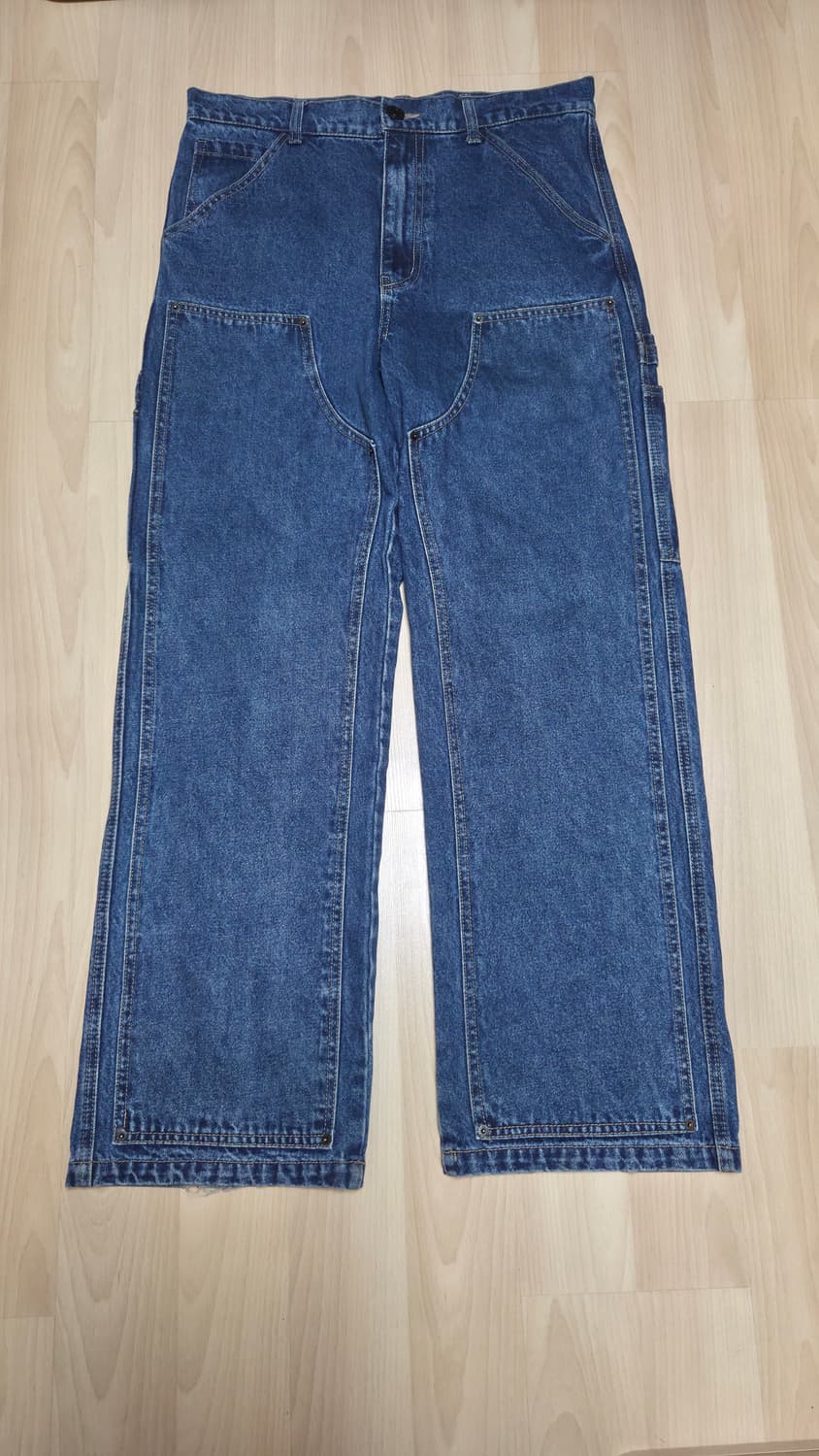 엑스트라오디너리 DOUBLE KNEE DENIM INDIGO 상품이미지2