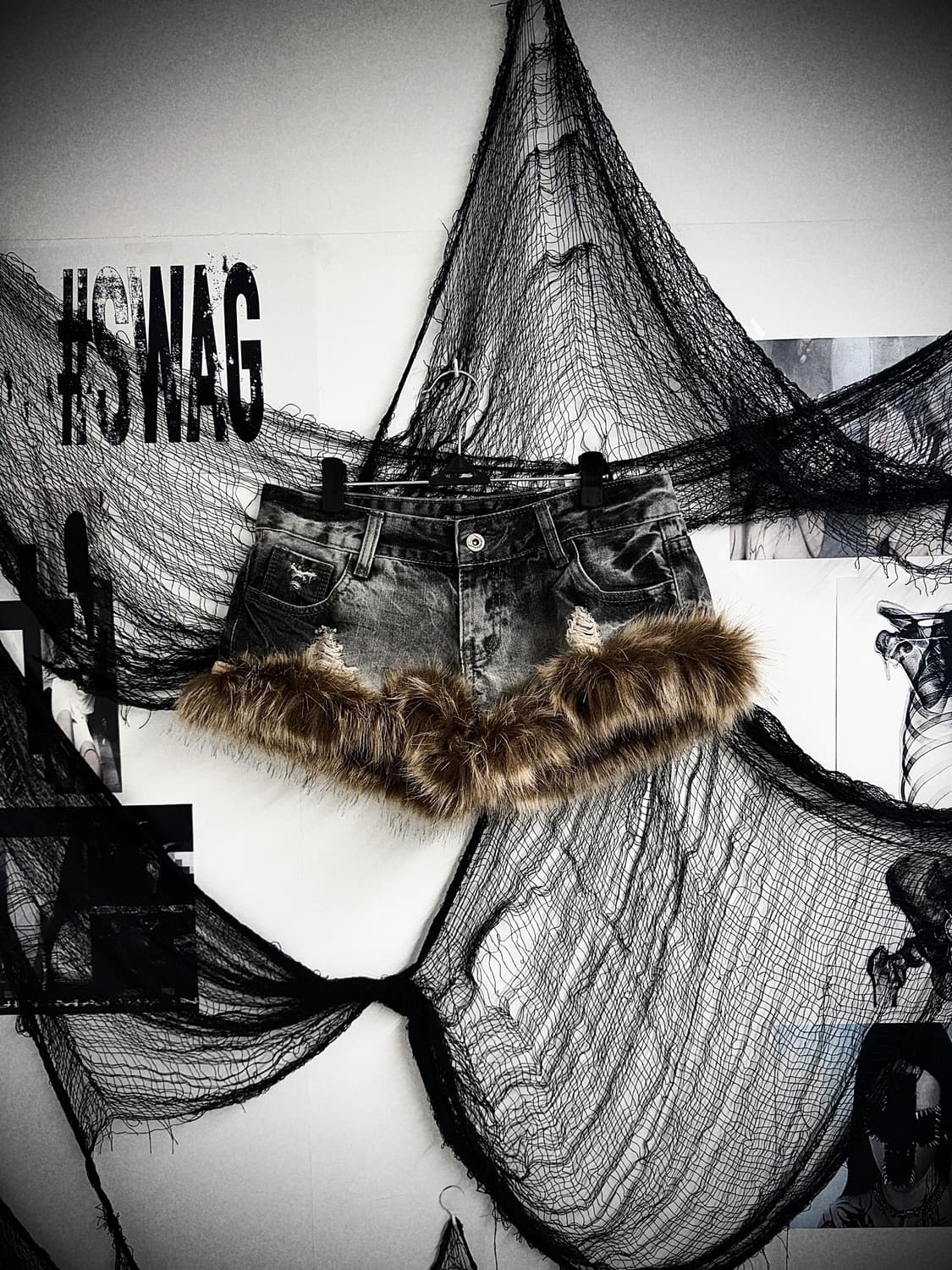 00s damaged fur pants 상품이미지1