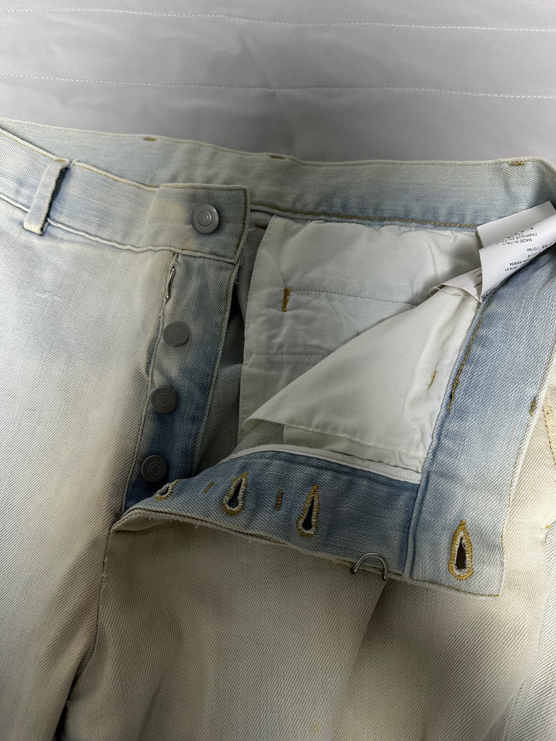 Maison Margiela Contrasting Hem Jeans 50 상품이미지2