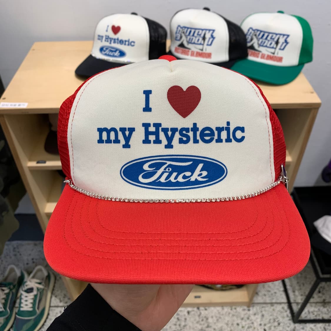 [F] 히스테릭 글래머 I ❤️ my Hysteric 트러커캡 상품이미지1