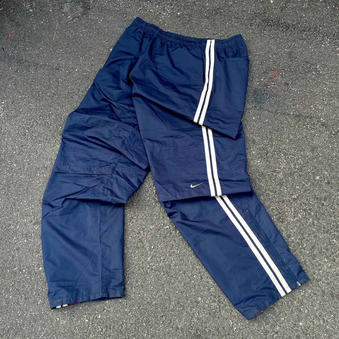 00s 나이키 와이드 사이드라인 트랙팬츠 올드스쿨 팬츠 XXL 상품이미지1