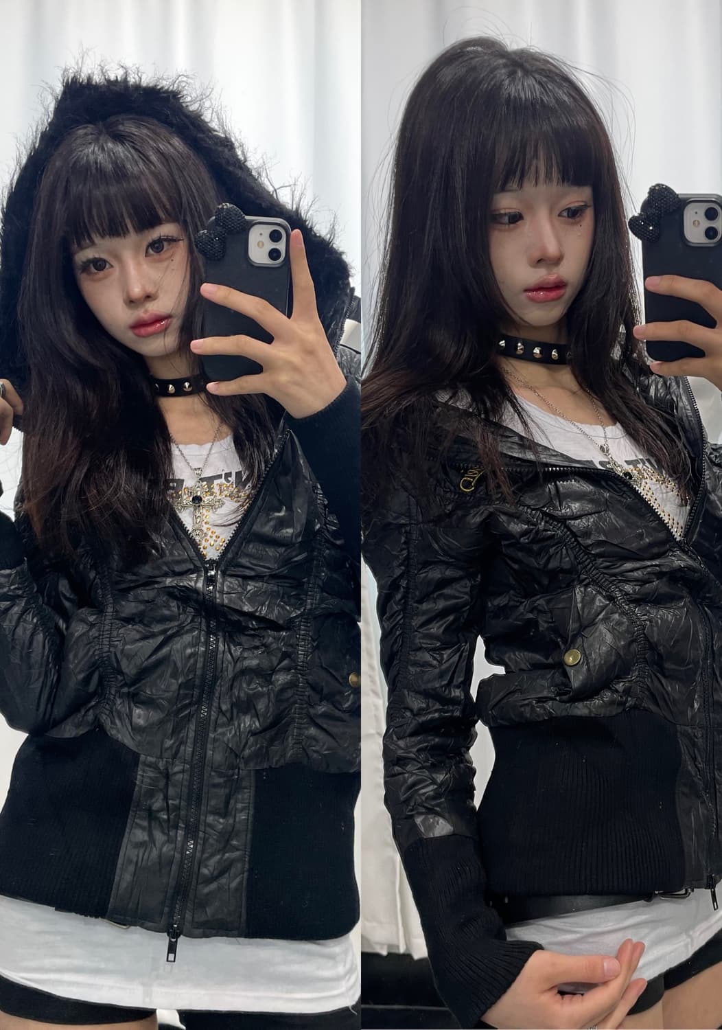 🎸블랙 글로시 자켓🎸 상품이미지1