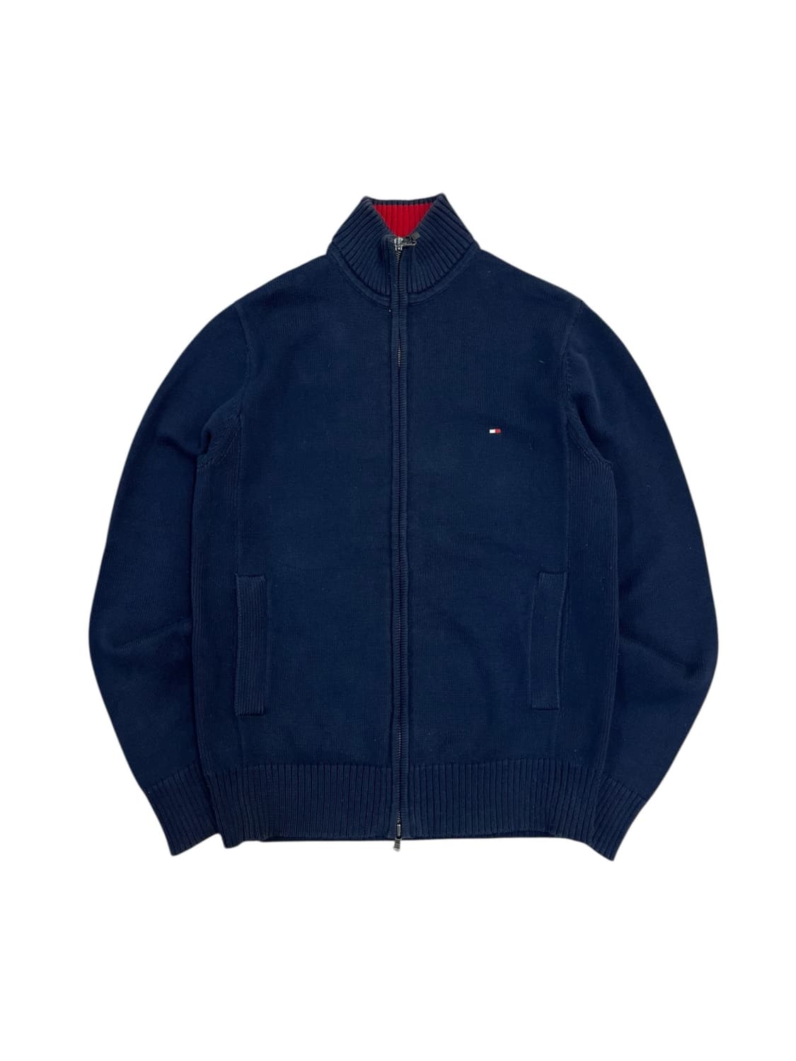 타미힐피거 투웨이 니트 집업 네이비 S #csz2687 상품이미지3