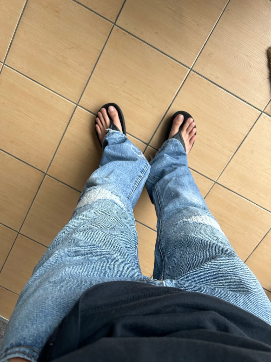 Vintage levi’s 517 repair jean 상품이미지9