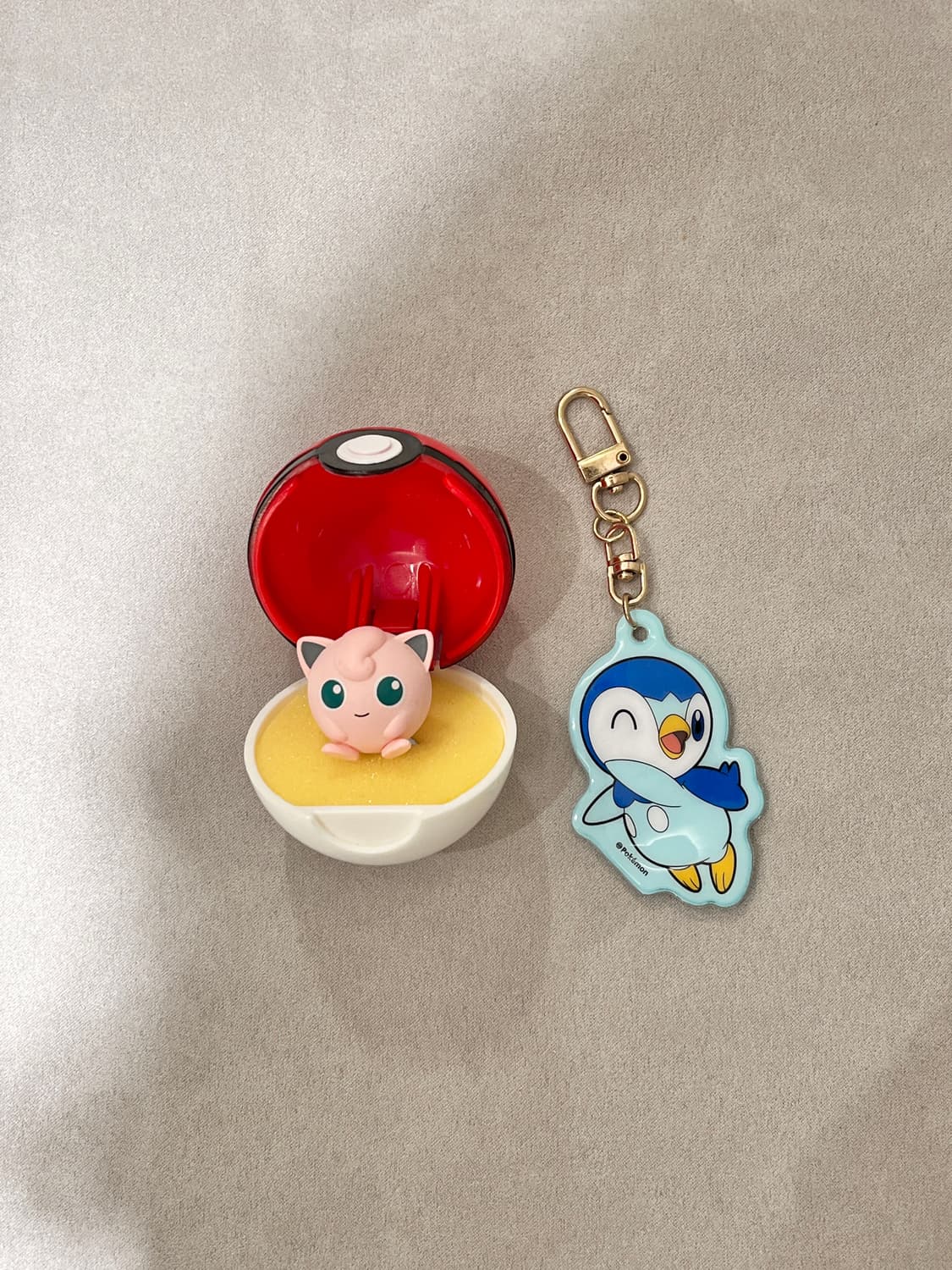 포켓몬 링코레 푸린 반지 그리고 펭돌이 키링 상품이미지1