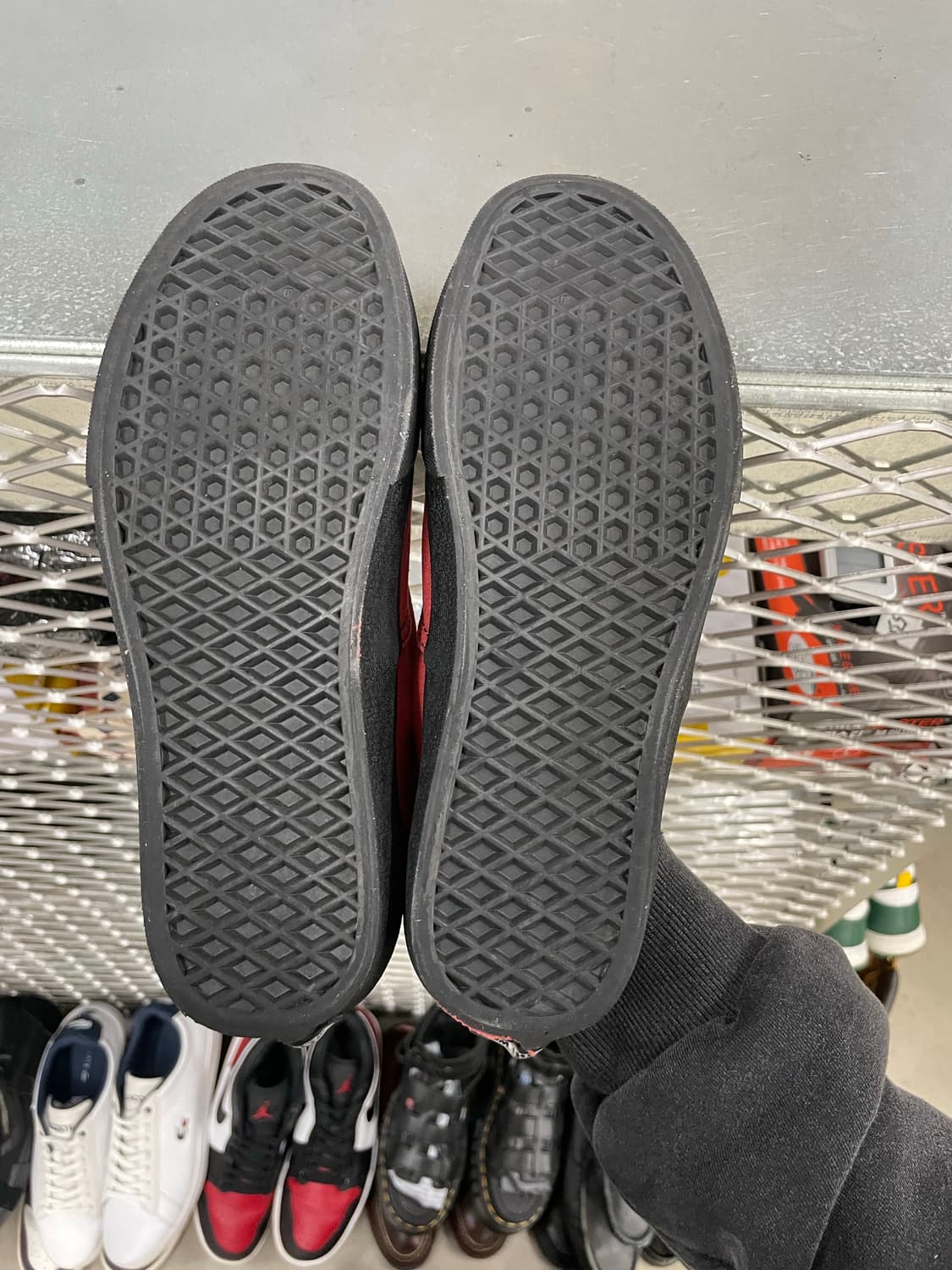 반스 어센틱 레드 블랙 255 상품이미지6