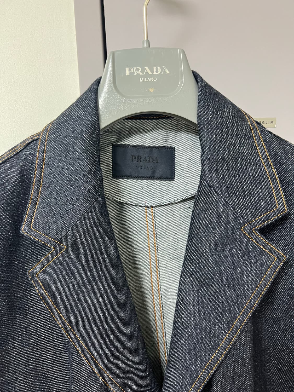 프라다 24 Spring 데님 블레이져 상품이미지2