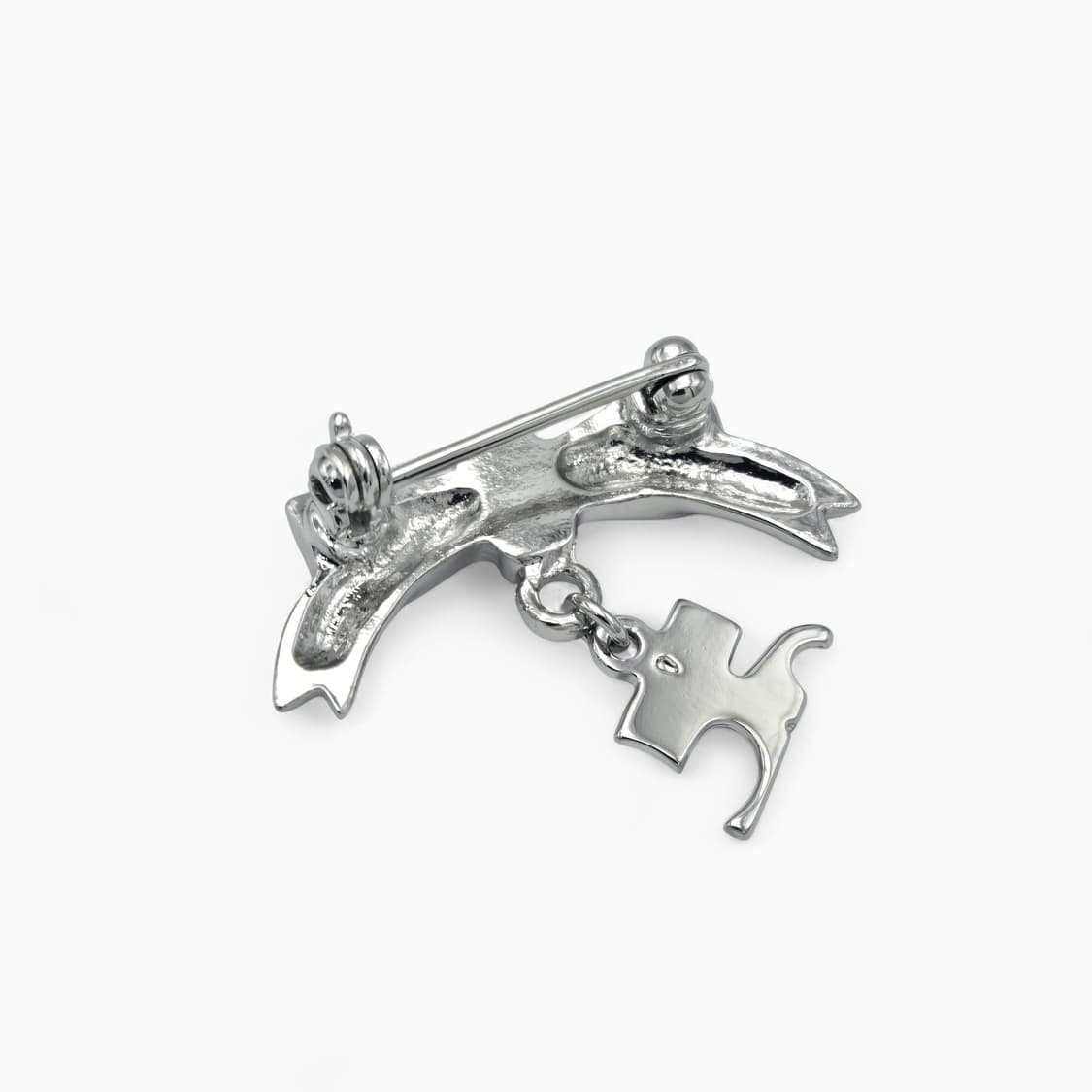 꾸레쥬 리본 로고 브로치 상품이미지6