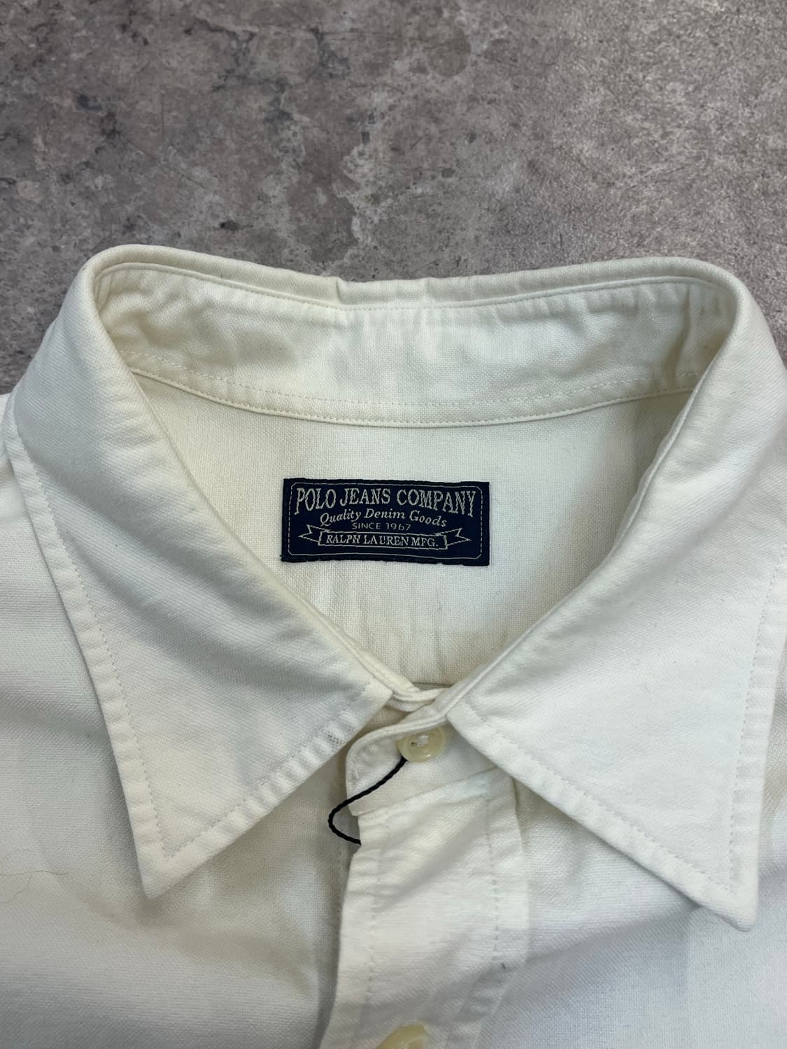 폴로 진스 셔츠 아이보리 M #csz2246 상품이미지4