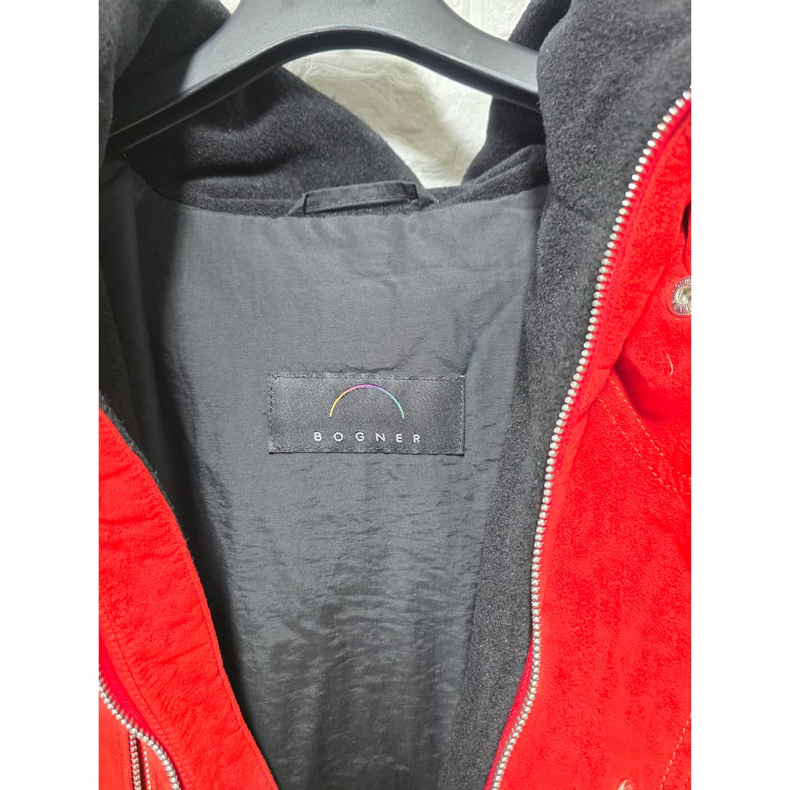 택포// 보그너 자켓 M 레드/네이비 아노락 상품이미지2