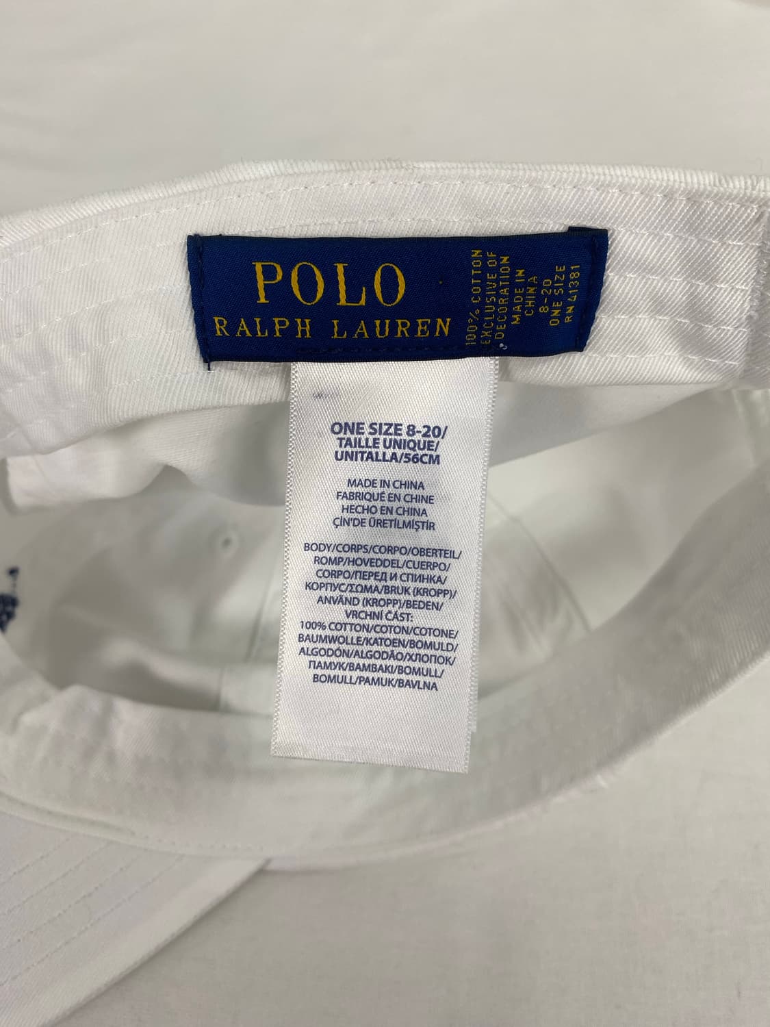 폴로 랄프로렌 화이트 볼캡  상품이미지7