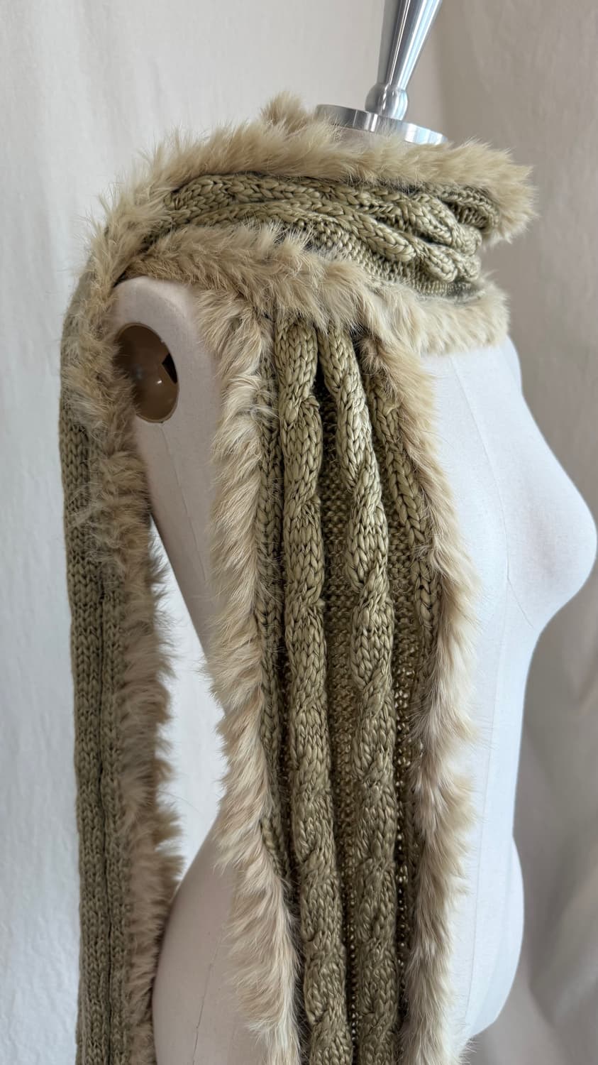 Michel Klein 미쉘클랑 퍼 스카프 상품이미지5