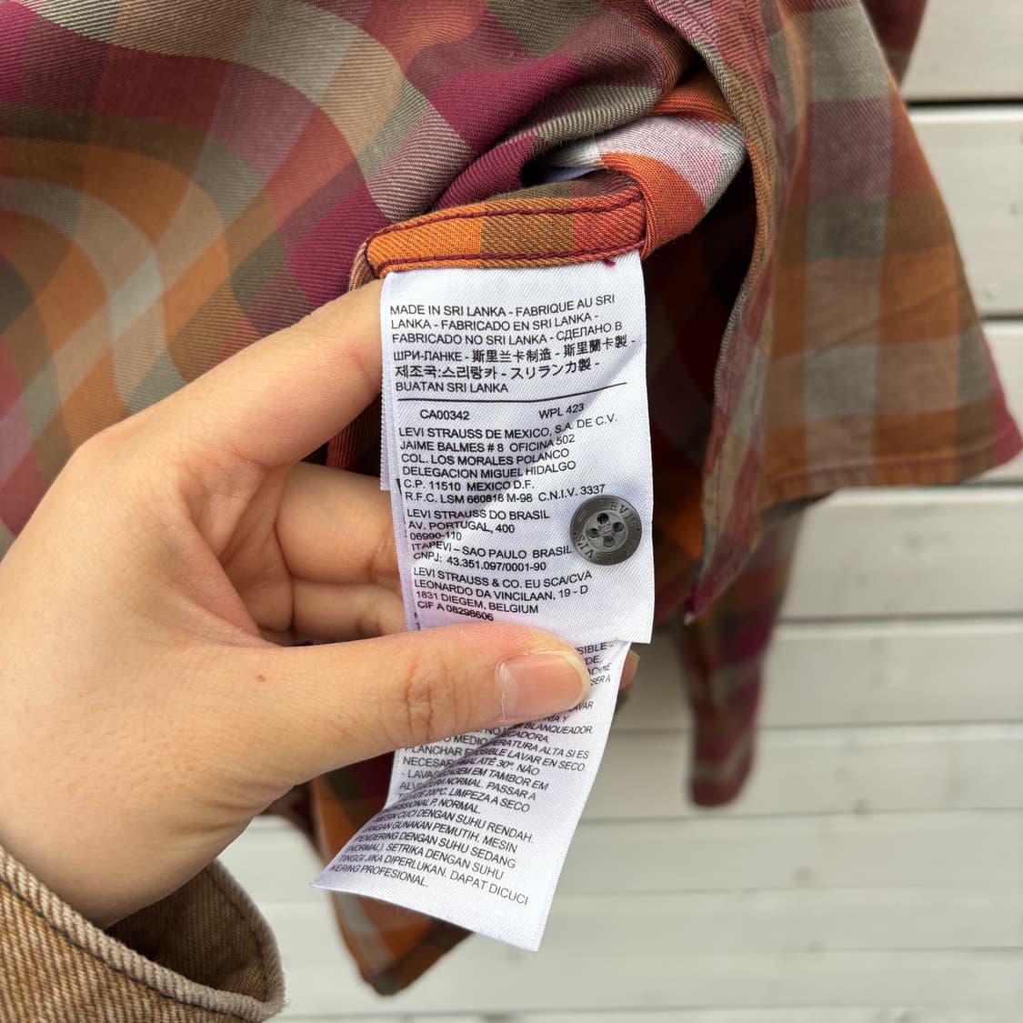 Levi’s 리바이스 체크 셔츠 상품이미지7