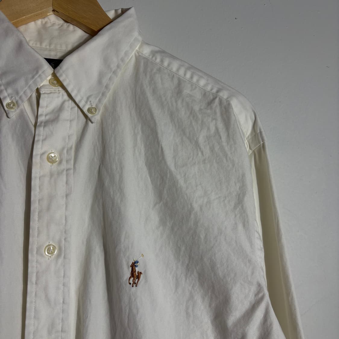 폴로 랄프로렌 빈티지 화이트 옥스포드 셔츠 (무료배송) 상품이미지3