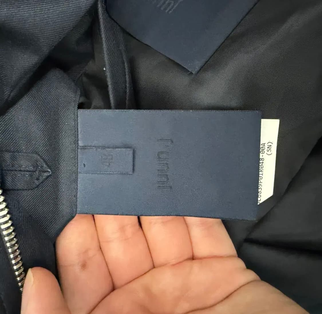 준지 16ss 포켓 카라넥 블루종 집업 자켓 상품이미지6