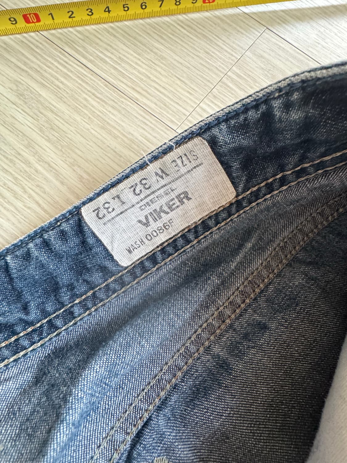 디젤 w32 L32 세미와이드 청팬츠 판매  상품이미지6