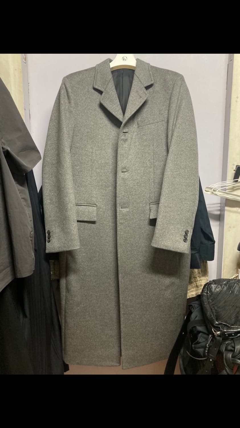 시너리 그레이 싱글 롱코트 L 상품이미지2