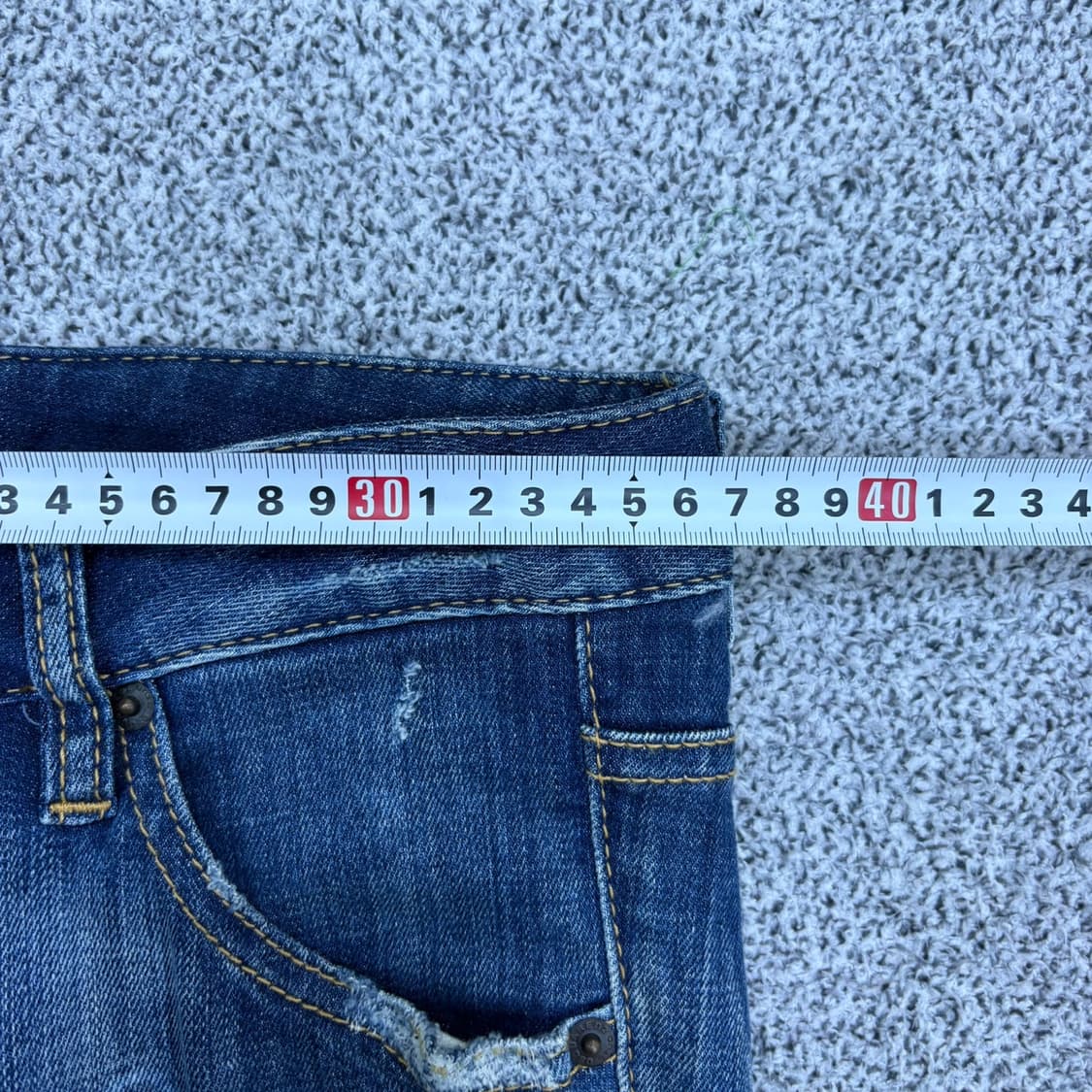 36 디스퀘어드2 워싱 중청 데님 팬츠 0518J 상품이미지6