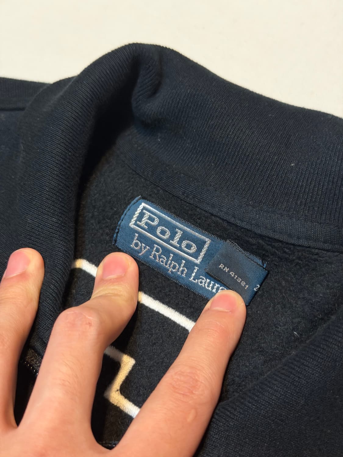 폴로 랄프로렌 빅포니 치프키프 독일 집업 져지 블랙 상품이미지5