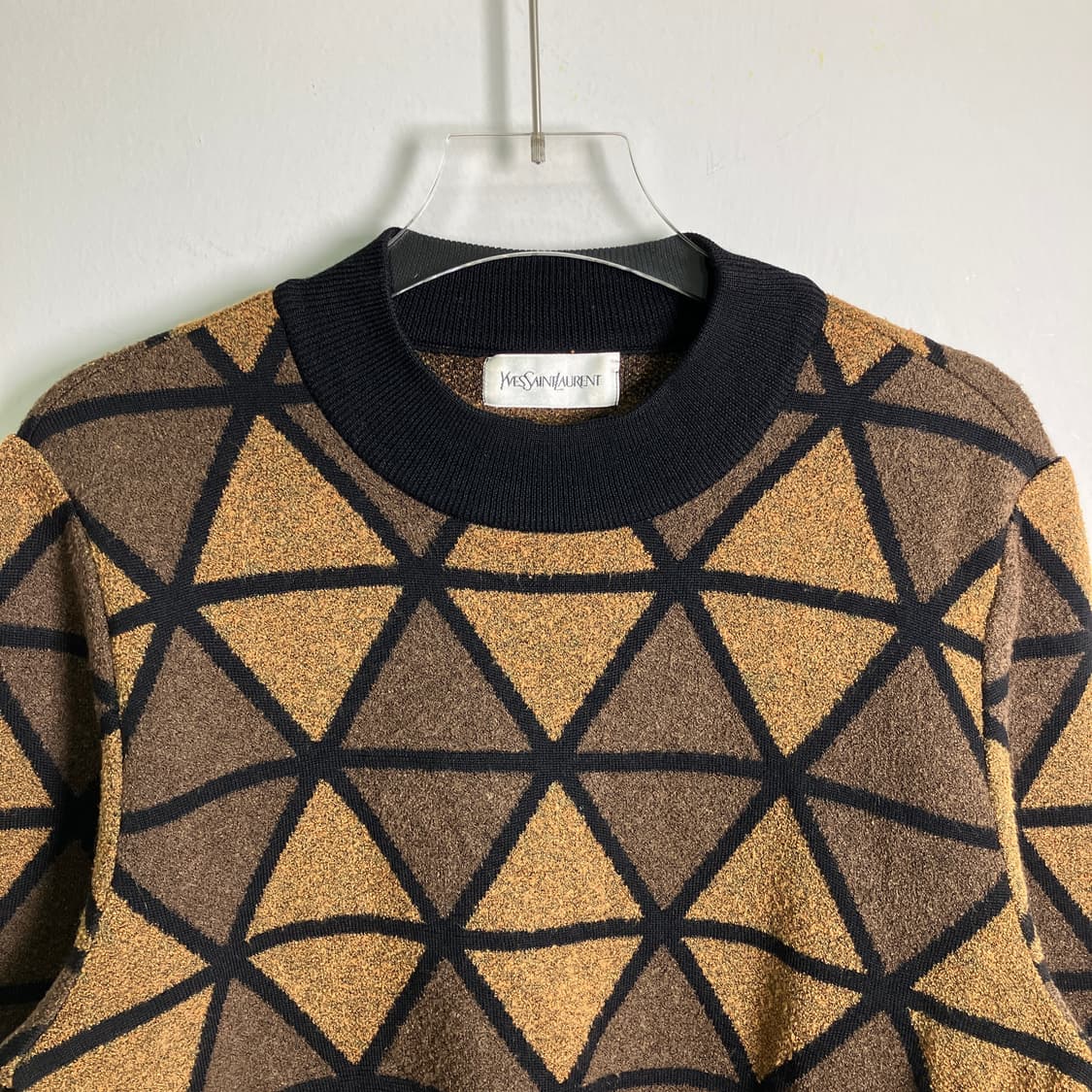 입생로랑 빈티지 울 니트 스웨터 M 상품이미지4