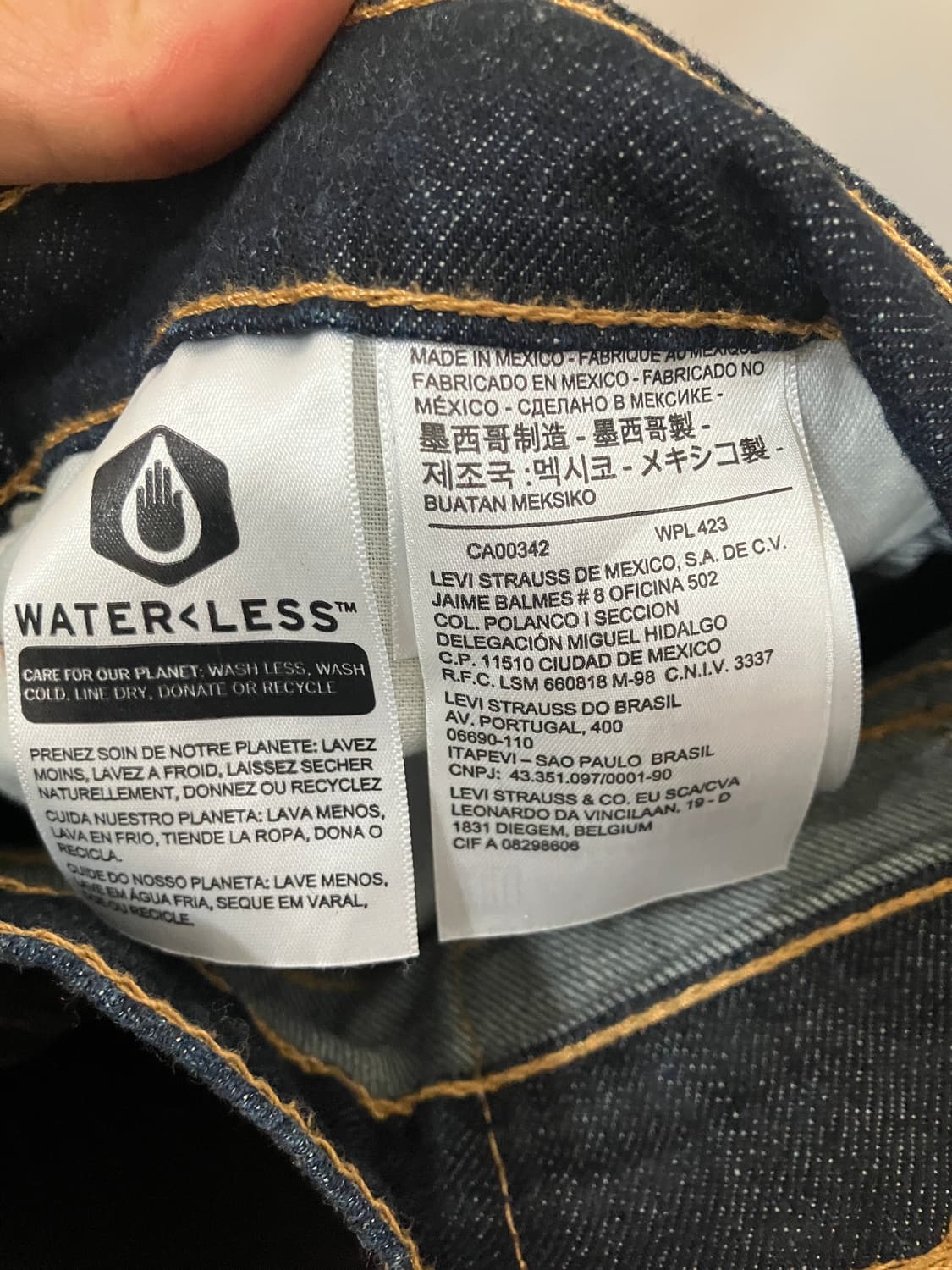 LEVIS 리바이스 541 인디고데님 팬트 W34 L30 상품이미지5