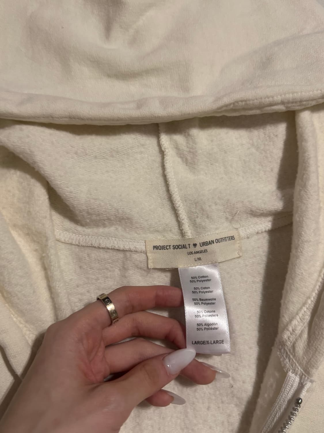 Urban outfitters 프로젝트 소셜 집업 후디 상품이미지6