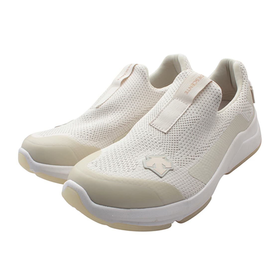 데상트 베이지 메쉬 슬립온 37 상품이미지1