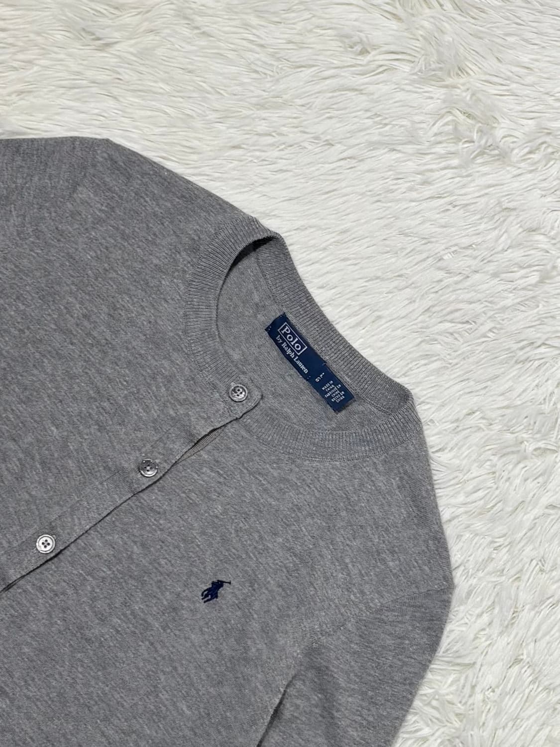 폴로랄프로렌 네이비포니 그레이 가디건 상품이미지4