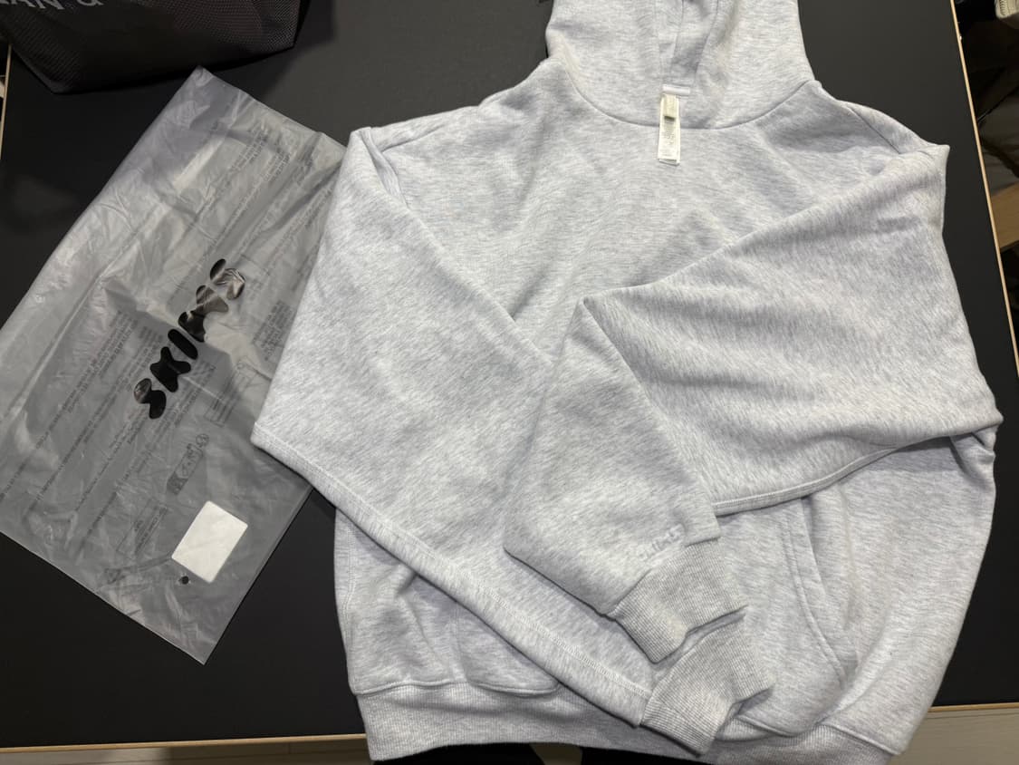 skims 스킴스 코튼 플리스 클래식 후드 M 상품이미지2