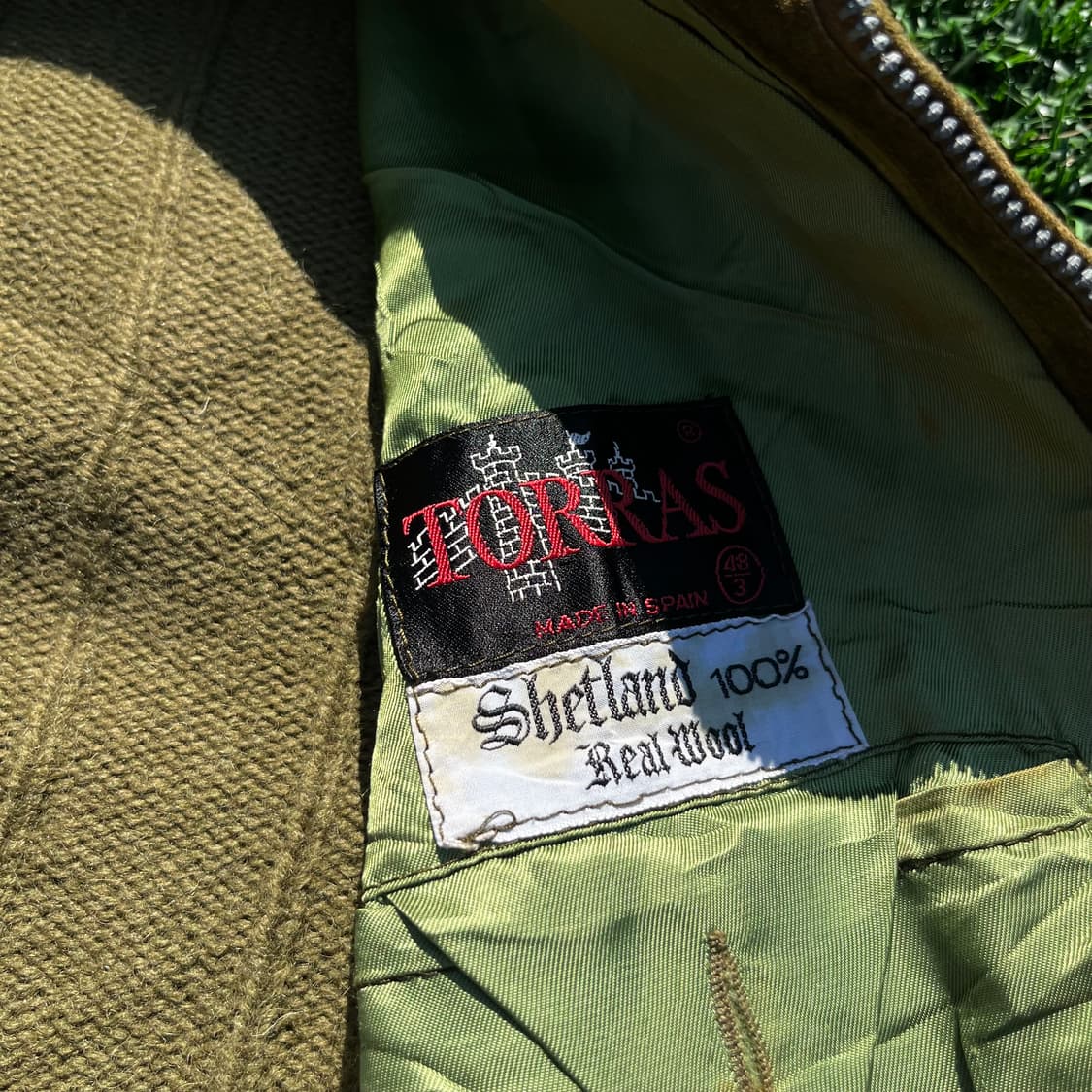 TORRAS 스웨이드 자켓 (made SPAIN)실측확인 상품이미지4