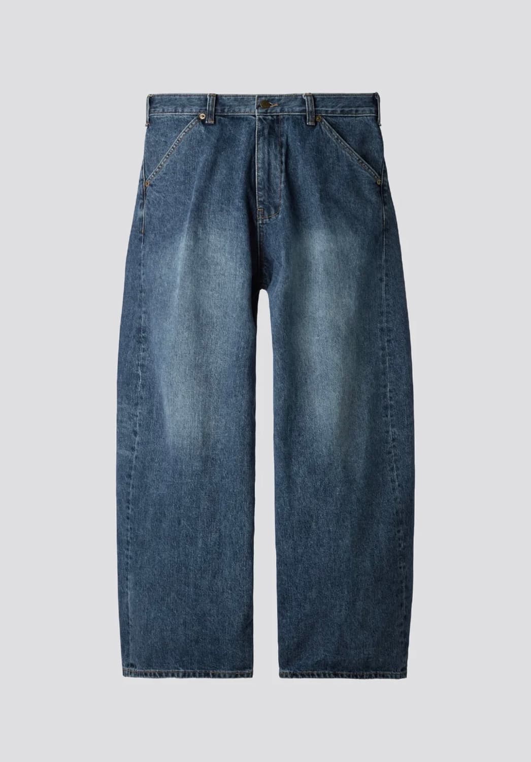 해칭룸 Wide Curve Jeans Washed Blue {3} 상품이미지1