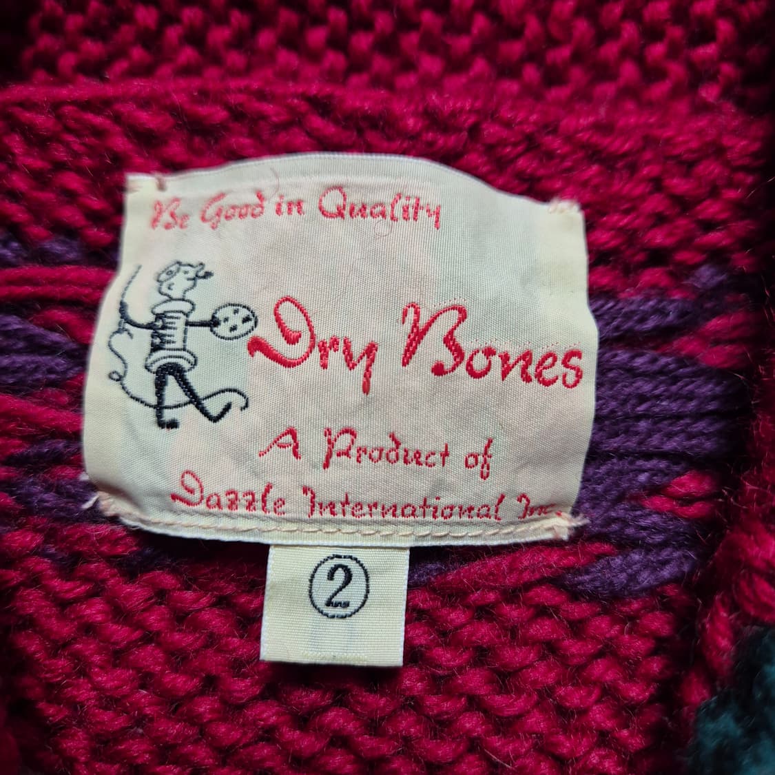 Dry bones 드라이본즈  레슬러 패턴 코위찬 2사이즈 상품이미지5