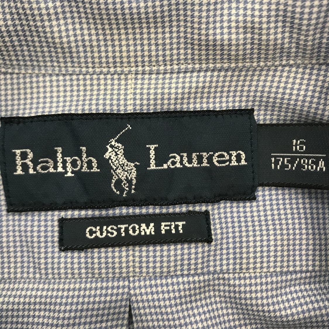 폴로 랄프로렌 포플린 체크셔츠 블루 [105] 상품이미지5