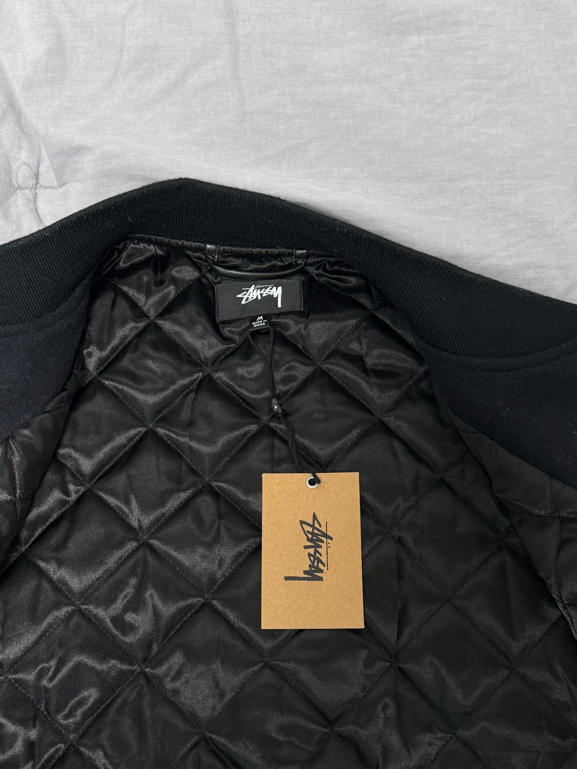 스투시 스포츠 멜튼 바시티 자켓 M사이즈(택o) 상품이미지5