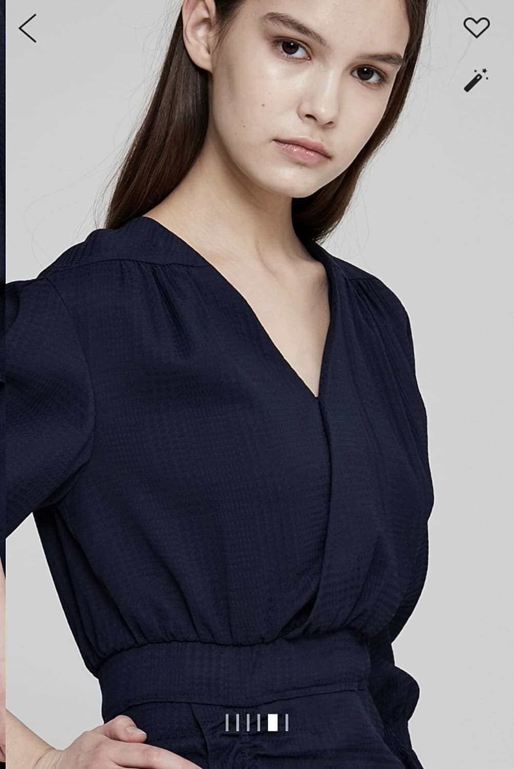 마인 언밸런스햄 밴딩 원피스 55사이즈 상품이미지5