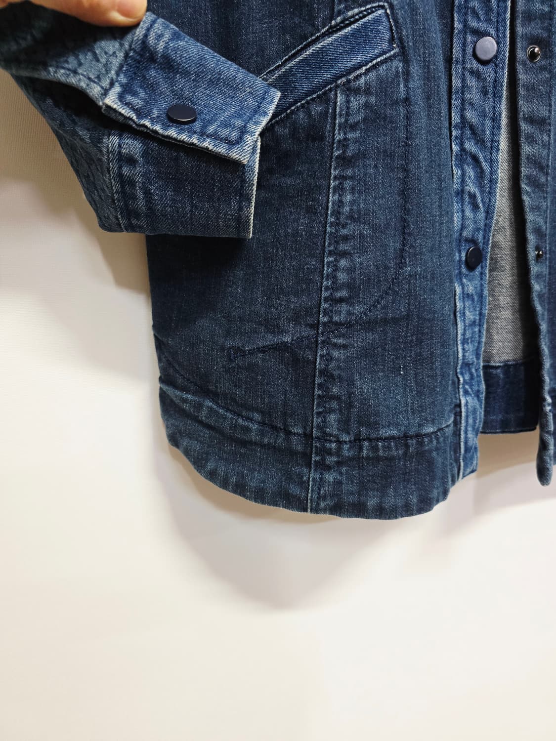 지컷 데님 패치 자켓66 상품이미지3